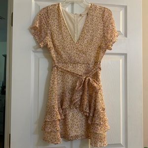 Altrd State Ruffle Trim Wrap Dress